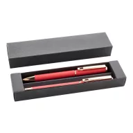   Set 2 instrumente de scris, 2509E17889, Everestus, 170x40x20 mm, Aluminiu, Rosu