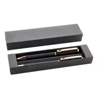   Set 2 instrumente de scris, 2509E17886, Everestus, 170x40x20 mm, Aluminiu, Negru