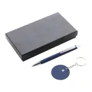 Set instrumente de scris, 2502E15863, Everestus, 95 x 170 x 28 mm, Aluminiu, Albastru dark
