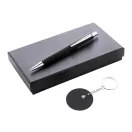 Set instrumente de scris, 2502E15862, Everestus, 95 x 170 x 28 mm, Aluminiu, Negru