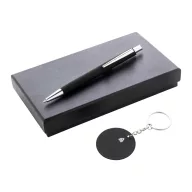   Set instrumente de scris, 2502E15862, Everestus, 95 x 170 x 28 mm, Aluminiu, Negru