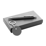   Set instrumente de scris, 2502E15864, Everestus, 95 x 170 x 28 mm, Aluminiu, Gri dark