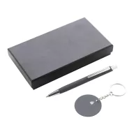   Set instrumente de scris, 2502E15864, Everestus, 95 x 170 x 28 mm, Aluminiu, Gri dark