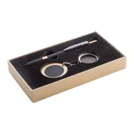   Set instrumente de scris, 2502E15869, Everestus, 95 x 170 x 28 mm, Aluminiu, Negru