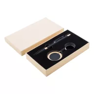   Set instrumente de scris, 2502E15869, Everestus, 95 x 170 x 28 mm, Aluminiu, Negru