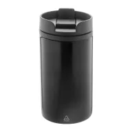   Cana termos, 250 ml, 2502E16294, Everestus, ⌀70 x 140 mm, Otel, Negru