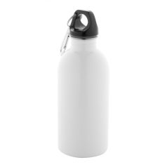   Sticla de apa sport, 400 ml, 2502E15321, Everestus, ⌀67 x 183 mm, Otel, Alb