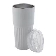   Cana termos, 600 ml, 2502E16378, Everestus, ⌀87 x 176 mm, Otel, ABS, Alb