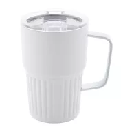   Cana termos, 470 ml, 2502E16374, Everestus, ⌀86 x 130 mm, Otel, ABS, Alb