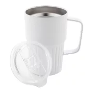   Cana termos, 470 ml, 2502E16374, Everestus, ⌀86 x 130 mm, Otel, ABS, Alb