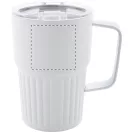 Cana termos, 470 ml, 2502E16374, Everestus, ⌀86 x 130 mm, Otel, ABS, Alb