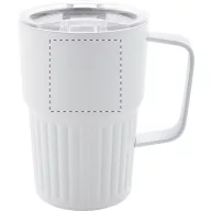   Cana termos, 470 ml, 2502E16374, Everestus, ⌀86 x 130 mm, Otel, ABS, Alb