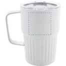 Cana termos, 470 ml, 2502E16374, Everestus, ⌀86 x 130 mm, Otel, ABS, Alb