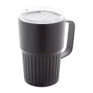 Cana termos, 470 ml, 2502E16371, Everestus, ⌀86 x 130 mm, Otel, ABS, Negru