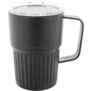 Cana termos, 470 ml, 2502E16371, Everestus, ⌀86 x 130 mm, Otel, ABS, Negru