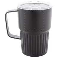   Cana termos, 470 ml, 2502E16371, Everestus, ⌀86 x 130 mm, Otel, ABS, Negru