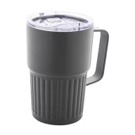   Cana termos, 470 ml, 2502E16373, Everestus, ⌀86 x 130 mm, Otel, ABS, Gri dark