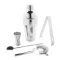 Set cocktail, 2502E16409, Everestus, 250 x 285 x 90 mm, Otel, Argintiu