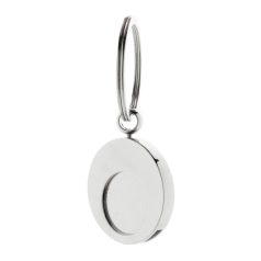   Breloc cu fisa, 2502E15128, Everestus, 36 x 36 x 5 mm, Metal, Argintiu