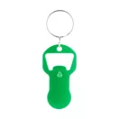 Breloc cu desfacator, 2502E15091, Everestus, 31 x 61 x 2 mm, Aluminiu, Verde