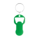 Breloc cu desfacator, 2502E15091, Everestus, 31 x 61 x 2 mm, Aluminiu, Verde