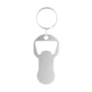 Breloc cu desfacator, 2502E15094, Everestus, 31 x 61 x 2 mm, Aluminiu, Argintiu
