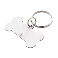   Ecuson pentru caine, 2502E15239, Everestus, 45 x 25 x 1 mm, Otel, Argintiu