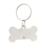   Ecuson pentru caine, 2502E15239, Everestus, 45 x 25 x 1 mm, Otel, Argintiu