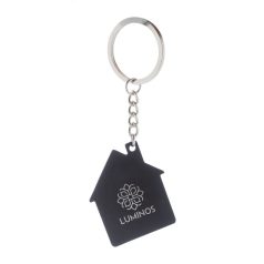 Breloc, 2502E15137, Everestus, 45 x 38 x 2 mm, Otel, Negru