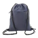 Saculet cu snur, 2502E14921, Everestus, 330 x 420 mm, Poliester, Poliuretan, Albastru dark