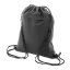 Saculet cu snur, 2502E14920, Everestus, 330 x 420 mm, Poliester, Poliuretan, Negru