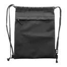 Saculet cu snur, 2502E14920, Everestus, 330 x 420 mm, Poliester, Poliuretan, Negru