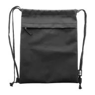   Saculet cu snur, 2502E14920, Everestus, 330 x 420 mm, Poliester, Poliuretan, Negru