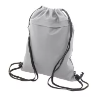   Saculet cu snur, 2502E14923, Everestus, 330 x 420 mm, Poliester, Poliuretan, Gri