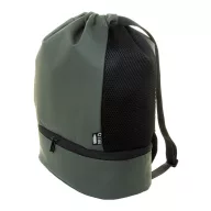   Saculet cu snur, 2502E14893, Everestus, 320 x 470 x 180 mm, Poliester, Poliuretan, Verde