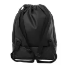 Saculet cu snur, 2502E14891, Everestus, 320 x 470 x 180 mm, Poliester, Poliuretan, Negru