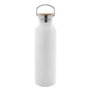 Termos 750 ml, 2509E17867, Everestus, Ø75x260 mm, Otel, Bambus, Alb