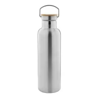  Termos 750 ml, 2509E17866, Everestus, Ø75x260 mm, Otel, Bambus, Argintiu