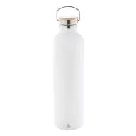   Termos 1000 ml, 2509E17869, Everestus, Ø80x320 mm, Otel, Bambus, Alb