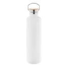Termos 1000 ml, 2509E17869, Everestus, Ø80x320 mm, Otel, Bambus, Alb