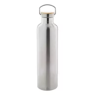   Termos 1000 ml, 2509E17868, Everestus, Ø80x320 mm, Otel, Bambus, Argintiu