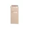 Set 6 creioane, 45×90×9 mm, Everestus, 20FEB3907, Lemn, Natur