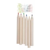   Set 6 creioane, 45×90×9 mm, Everestus, 20FEB3907, Lemn, Natur
