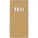 Set 6 creioane, 45×90×9 mm, Everestus, 20FEB3907, Lemn, Natur