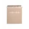Set 12 creioane, 90×90×9 mm, Everestus, 20FEB3916, Lemn, Natur