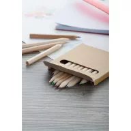   Set 12 creioane, 90×90×9 mm, Everestus, 20FEB3916, Lemn, Natur