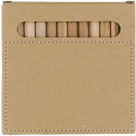   Set 12 creioane, 90×90×9 mm, Everestus, 20FEB3916, Lemn, Natur