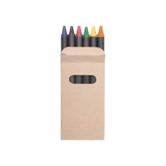   Set 6 creioane, 50×90×9 mm, Everestus, 20FEB3917, Hartie, Negru, Bej