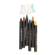   Set 6 creioane, 50×90×9 mm, Everestus, 20FEB3917, Hartie, Negru, Bej