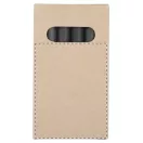 Set 6 creioane, 50×90×9 mm, Everestus, 20FEB3917, Hartie, Negru, Bej